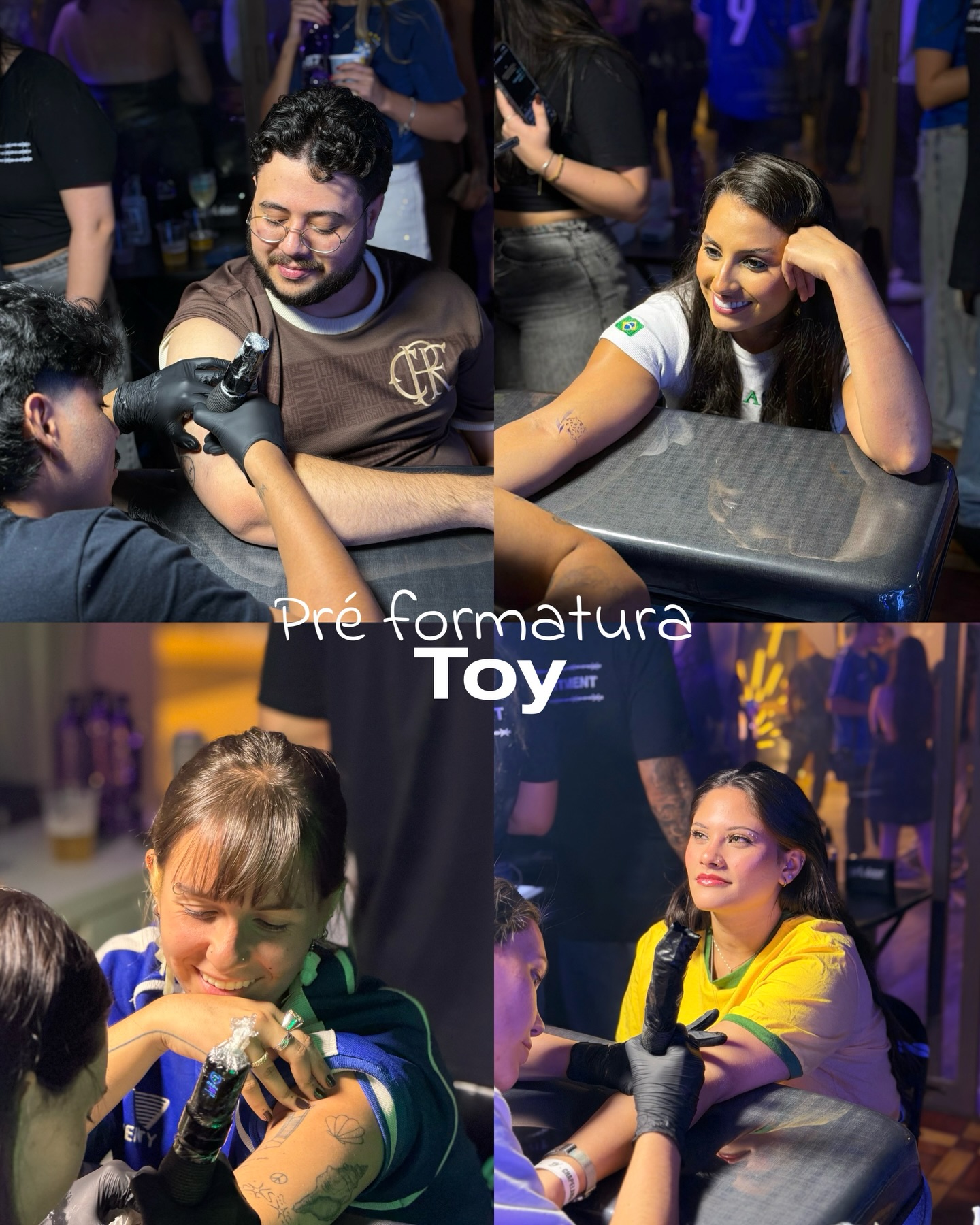 Flash tattoo na pré-formatura Toy