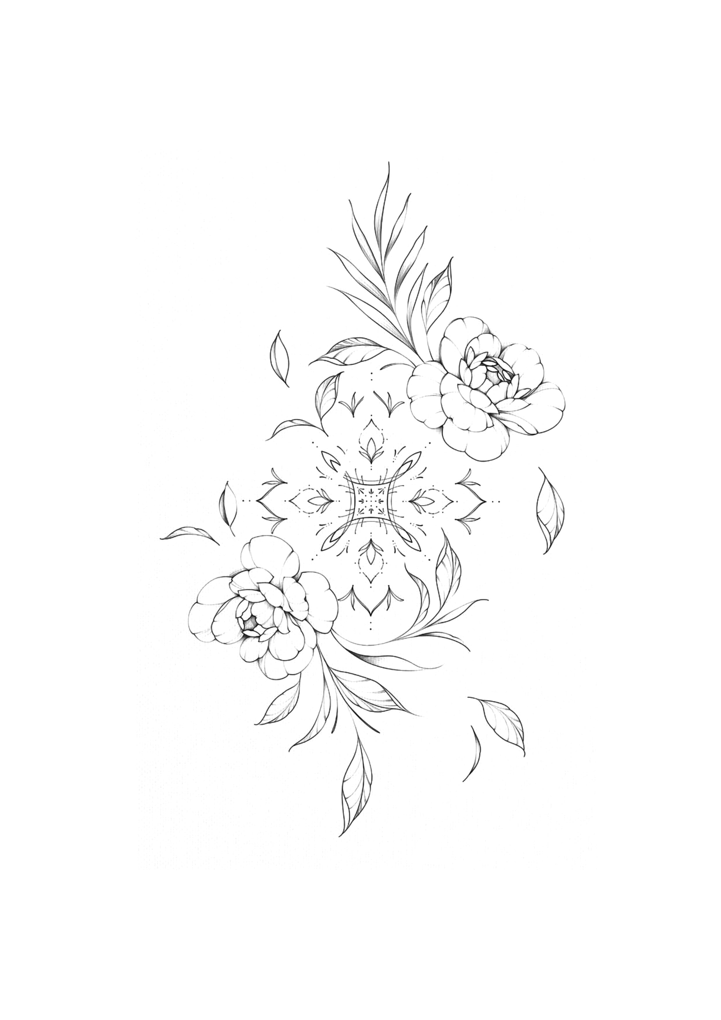 Floral Com Mandala