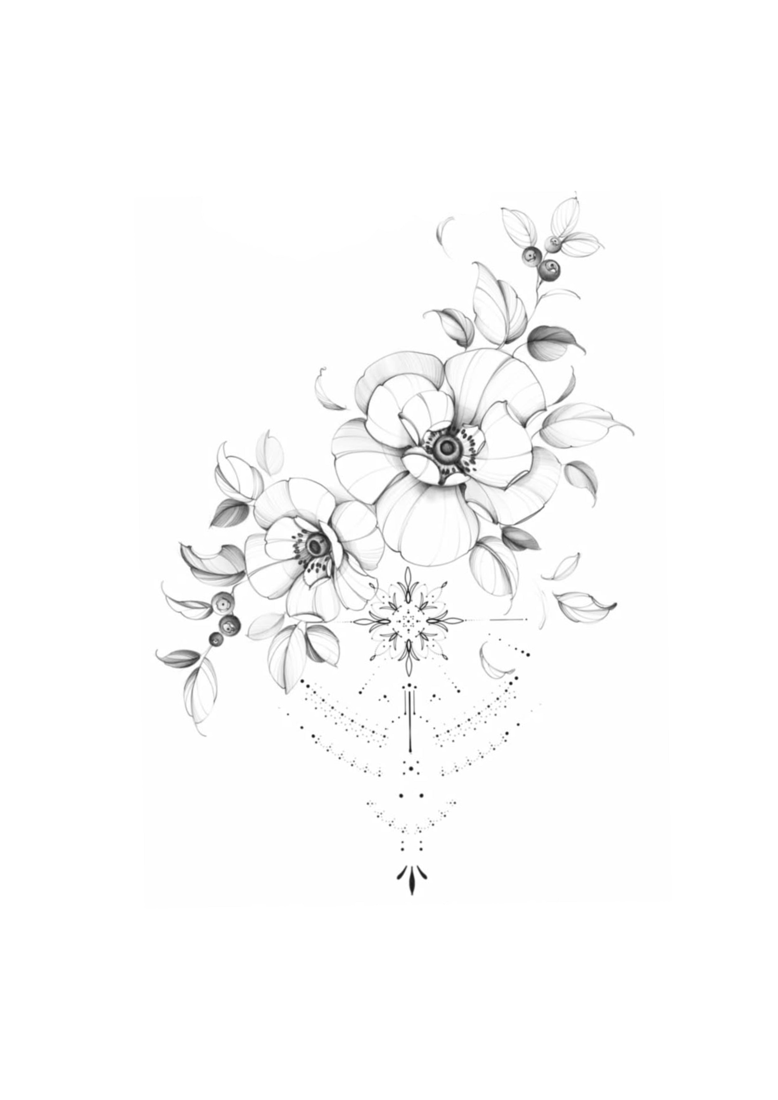 Floral Com Mandala