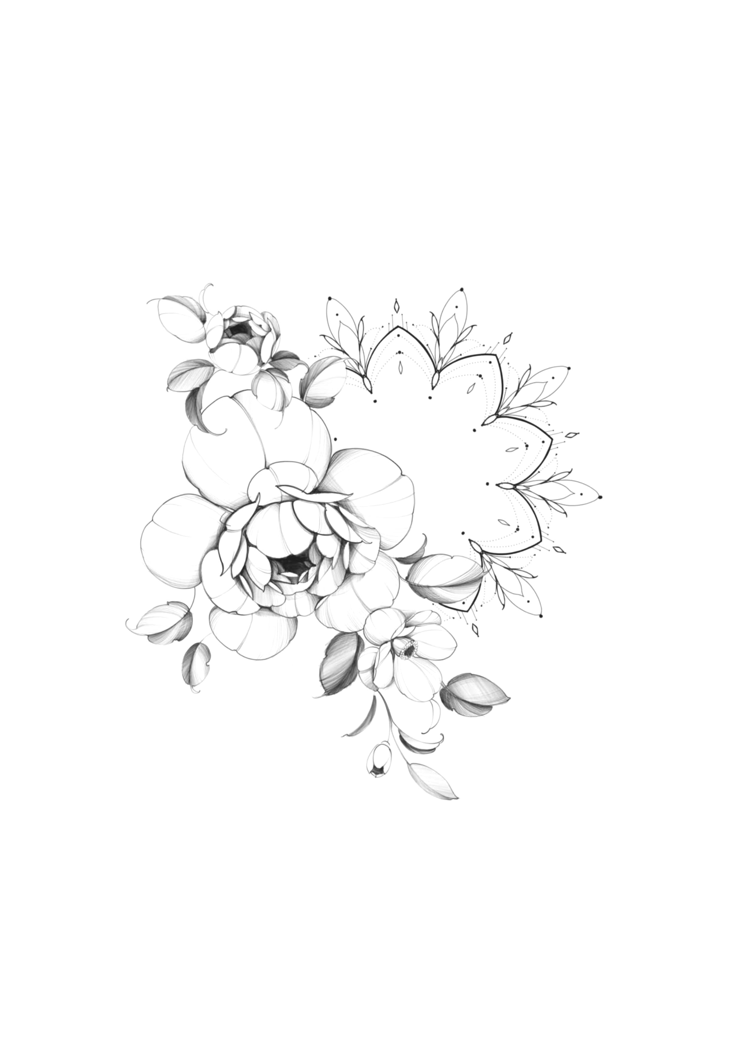 Floral Com Mandala
